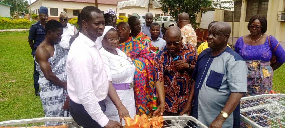 Minister donates adjustable beds to hospitals in Bosomtwe